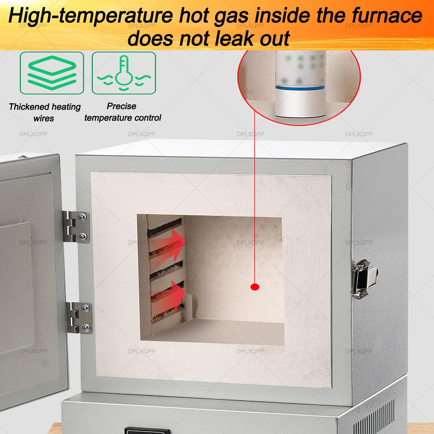 Wysokowydajny Piec Muflowy I Piec Elektryczny O Mocy 2000 W Do Użytku Laboratoryjnego,Zakres Temperatur 0–1150°c Z Precyzyjnym Sterownikiem Cyfrowym,Przeznaczony Do Wyrobu Biżuterii