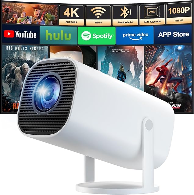 Proyector Portátil 4K Full HD 1080P Soporte