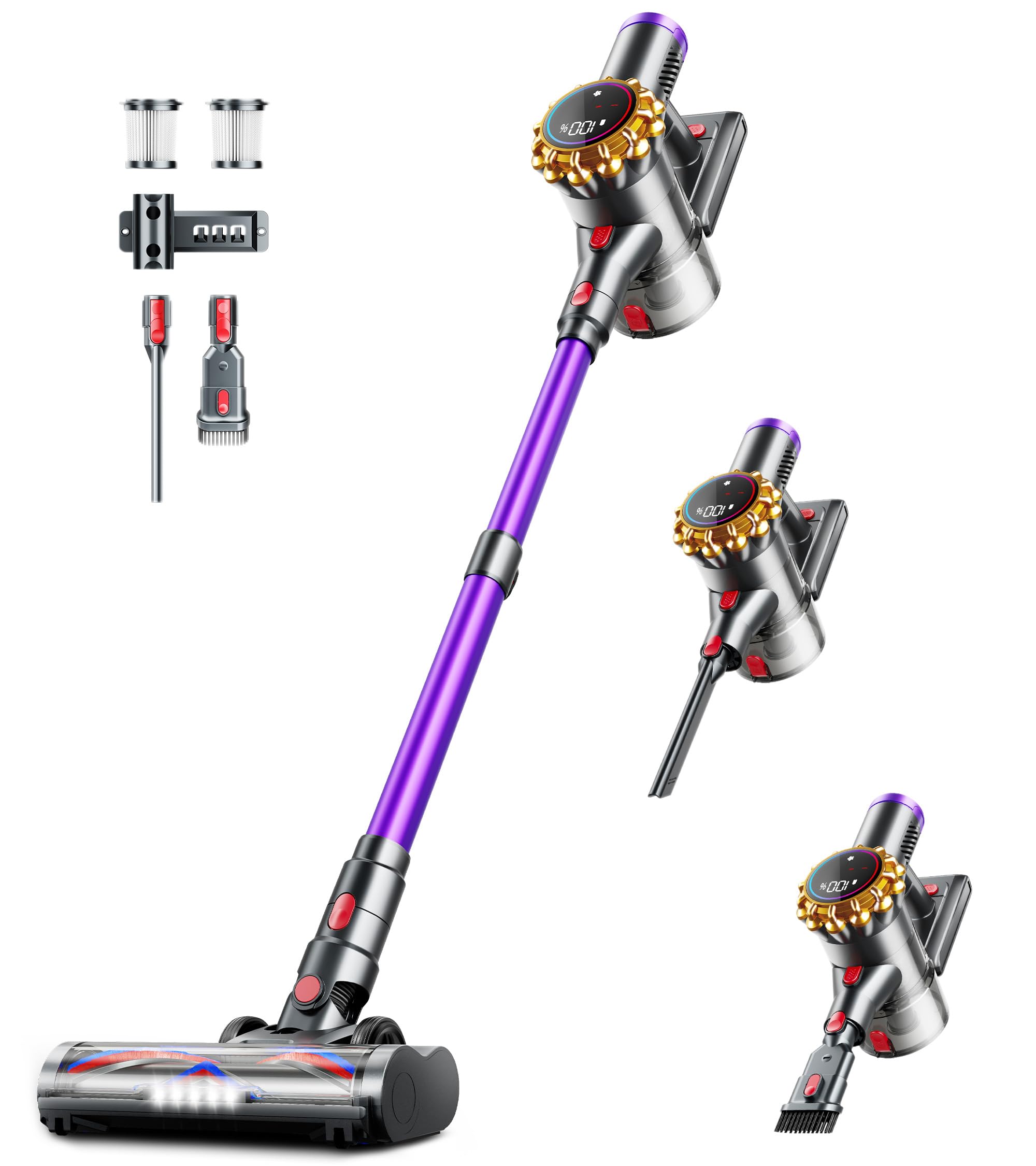 OIFYEM 550W Cordless Stick Vacuum