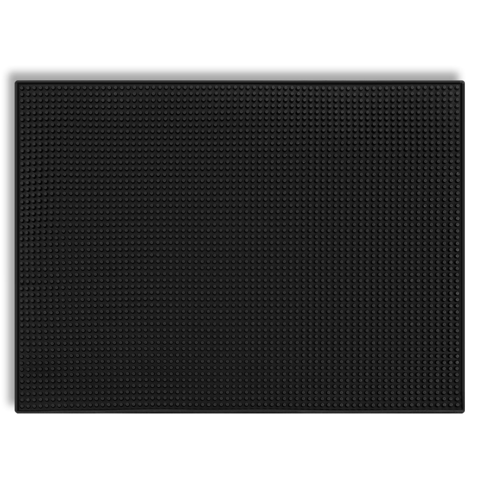 Tioncy 1 Pack Extra Large Bar Mat, 32 x 24 Inch Black Countertop Liner