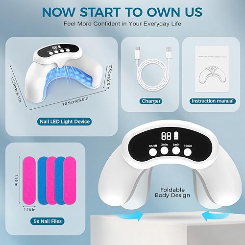 Miniatura 3 de Dispositivo de luz LED para tratamiento láser de hongos en las uñas, dispositivo de luz de hongos en las uñas, removedor de hongos en las uñas