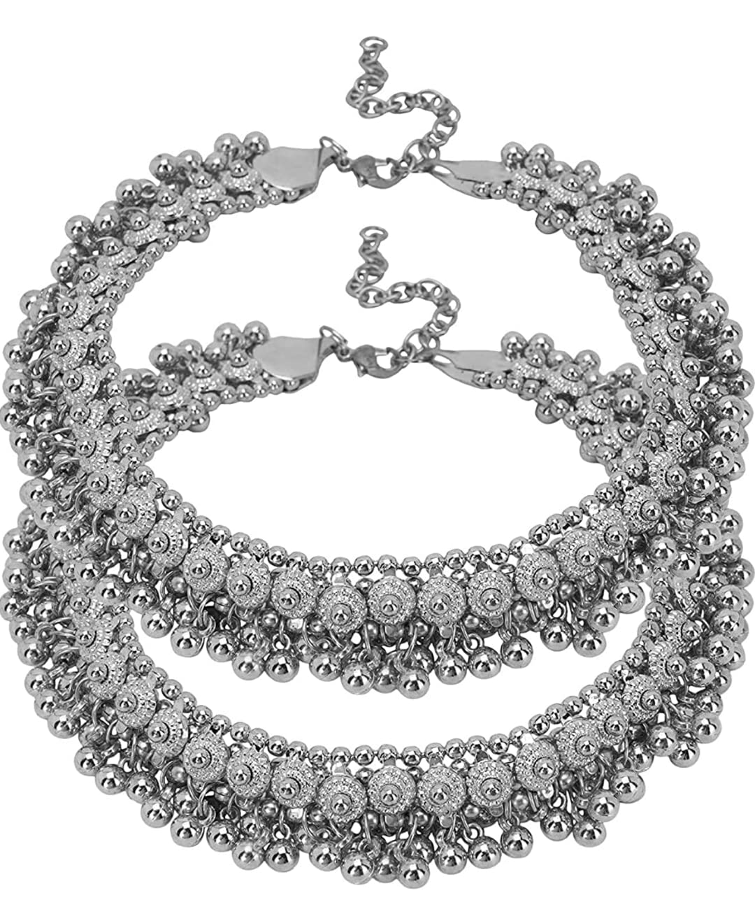 handicraft shop 369 Wedding Dance Beads Oxidized Ghungroo Anklets/Pajeb/Payal for Women and Girls (B09NM82Z2L) Amazon Price History, Amazon Price Tracker