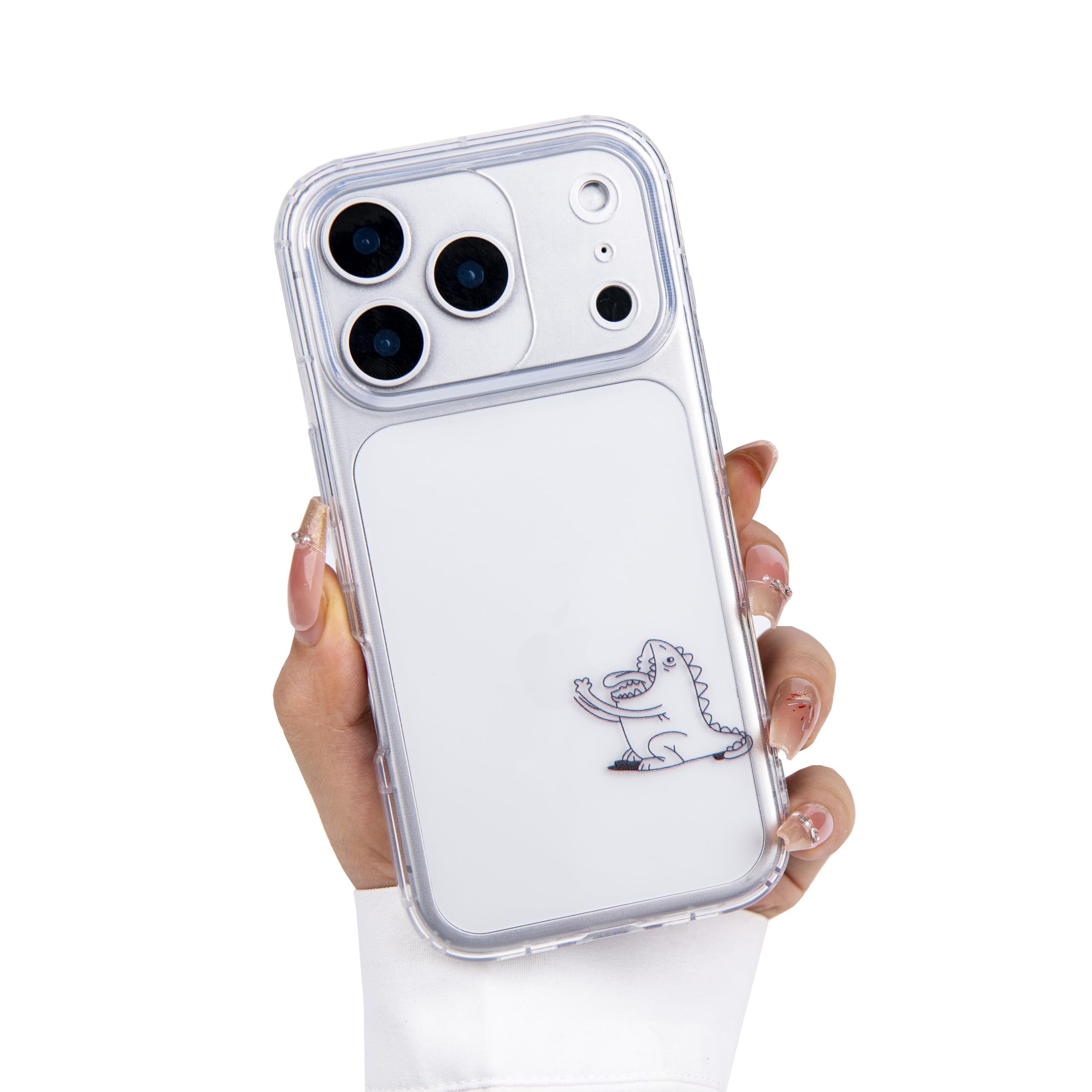 Einaily Hülle für iPhone 17 Case Crystal Clear Handyhülle Mode Chic Herz Muster Ultra Dünn Transparent Klare TPU Silikon Bumper Stoßfest Kratzfest Schutzhülle für iPhone 17 Slim Case Cover