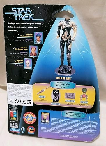 Miniatura 2 de Figura de acción de siete de nueve de 5 pulgadas como aparece en Star Trek Voyager del episodio "The Gift" - Warp Factor Series 5