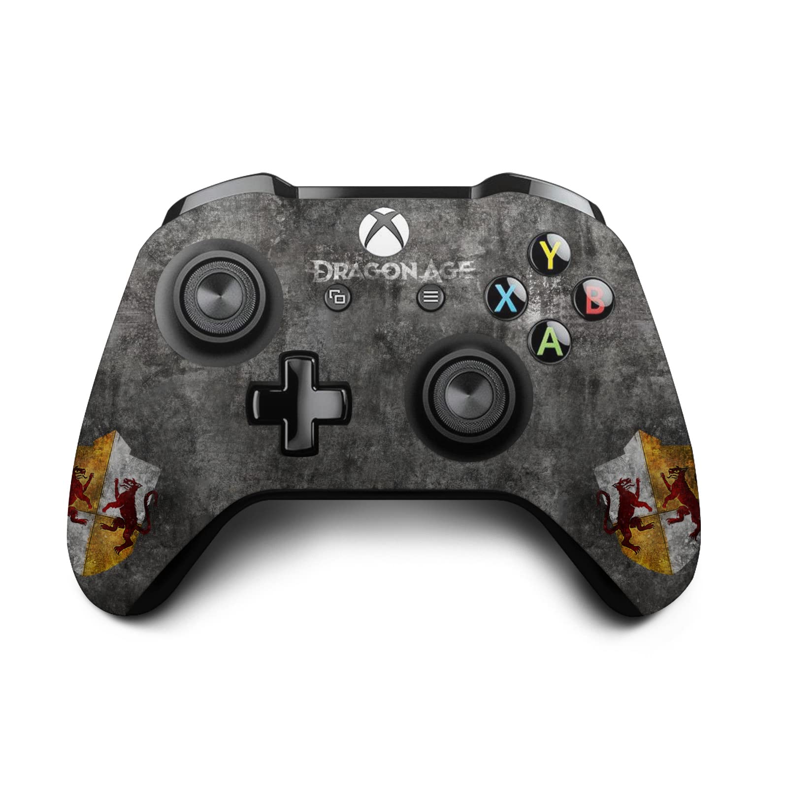 Head Case Designs sous Licence Officielle EA Bioware Dragon Age Ferelden en détresse Heraldry Vinyle Autocollant De Jeu Peau Autocollant Compatible avec Xbox One X Console and Controller Bundle