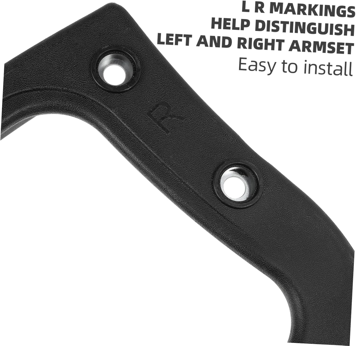 Zerodeko Office Chair Armrest Covers 2pcs Armrest Repair Rings Arm Chair Arm Covers Easy to Install Comfortable Grip for Office Workers