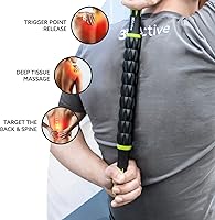 Vista 4 de 3DActive 3DActive - Rodillo de masaje para recuperación muscular, tejido profundo y masaje de puntos gatillo. Verde