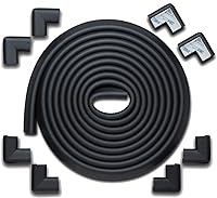 Vista 18 de Roving Cove Slimfit - Protector de borde de esquina a prueba de bebés (borde pequeño de 15 pies, 4 esquinas), protector de parachoques de seguridad