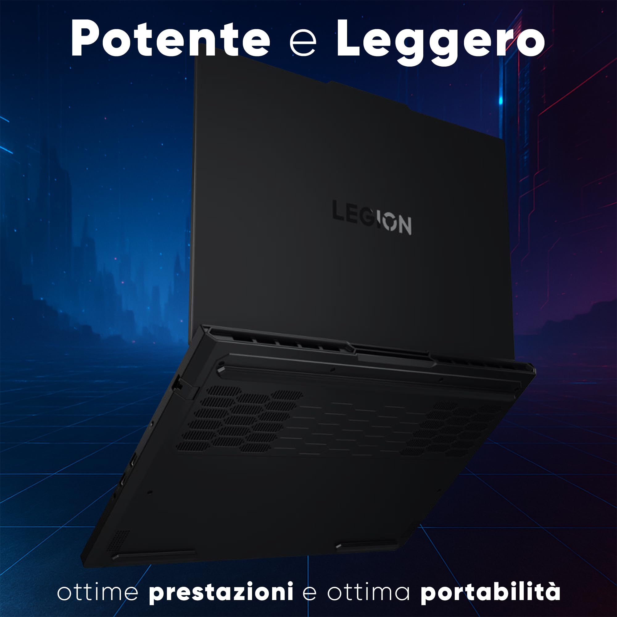 Lenovo Legion Pro 5 Pc Gaming Portatile ULTRA 9 275HX 20 Core, 32 GB RAM DDR5, GeForce RTX 5070 8GB, SSD 1TB, Notebook Gaming Oled Display 16" 165Hz,Laptop Gaming Tastiera RGB, WiFi 7, Thunderbolt 4