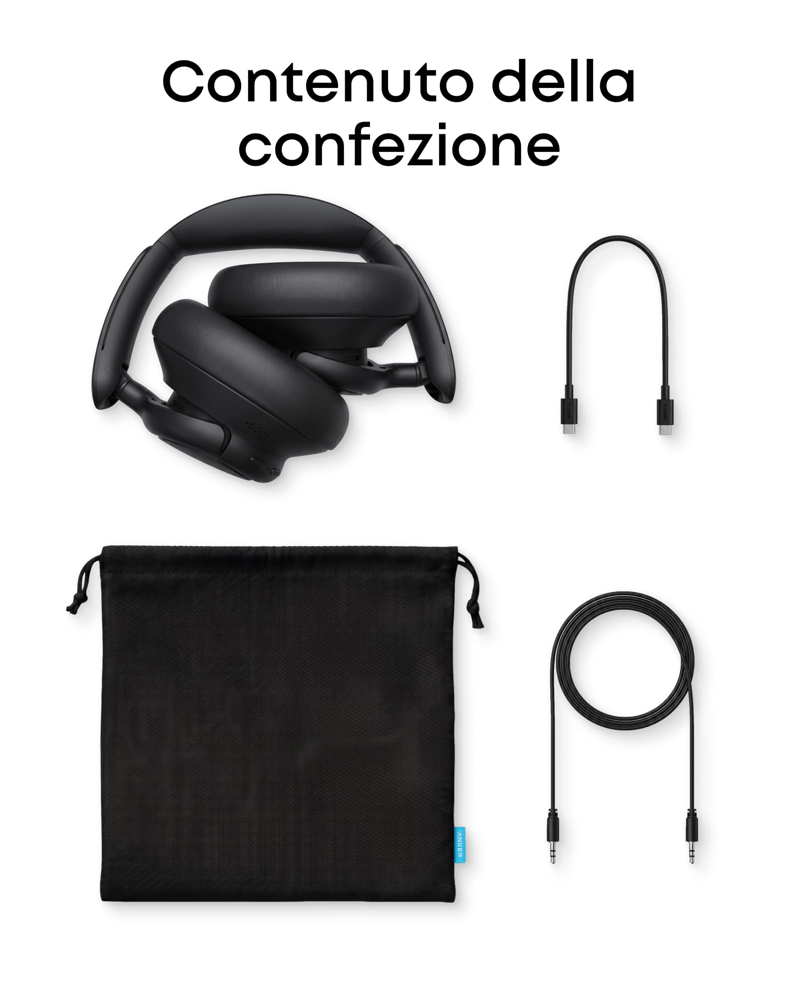 Soundcore Anker Q31i Cuffie Bluetooth 6.0 con cancellazione del rumore ANC