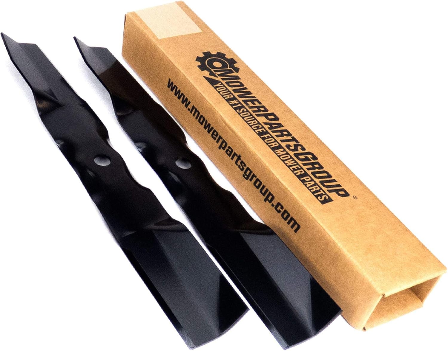 MowerPartsGroup (2) Blades for John Deere 42" X350 with Accel Deck M170639, UC22008