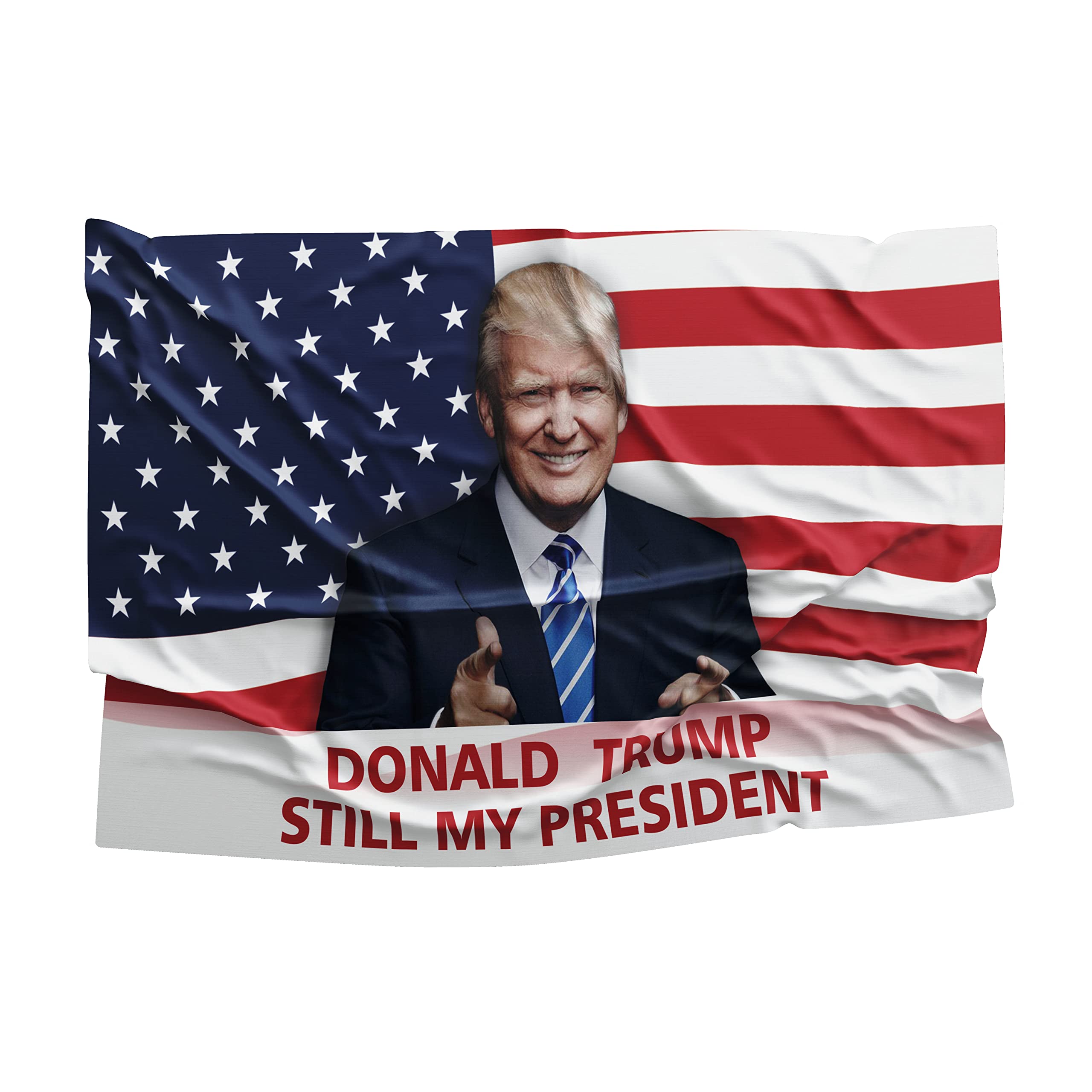 Flagge Baumwolle Trump 2024 Flagge, 3x5 Fuß Trump Flagge Take American Back Mit PS 4 Assassins Creed Black Flag