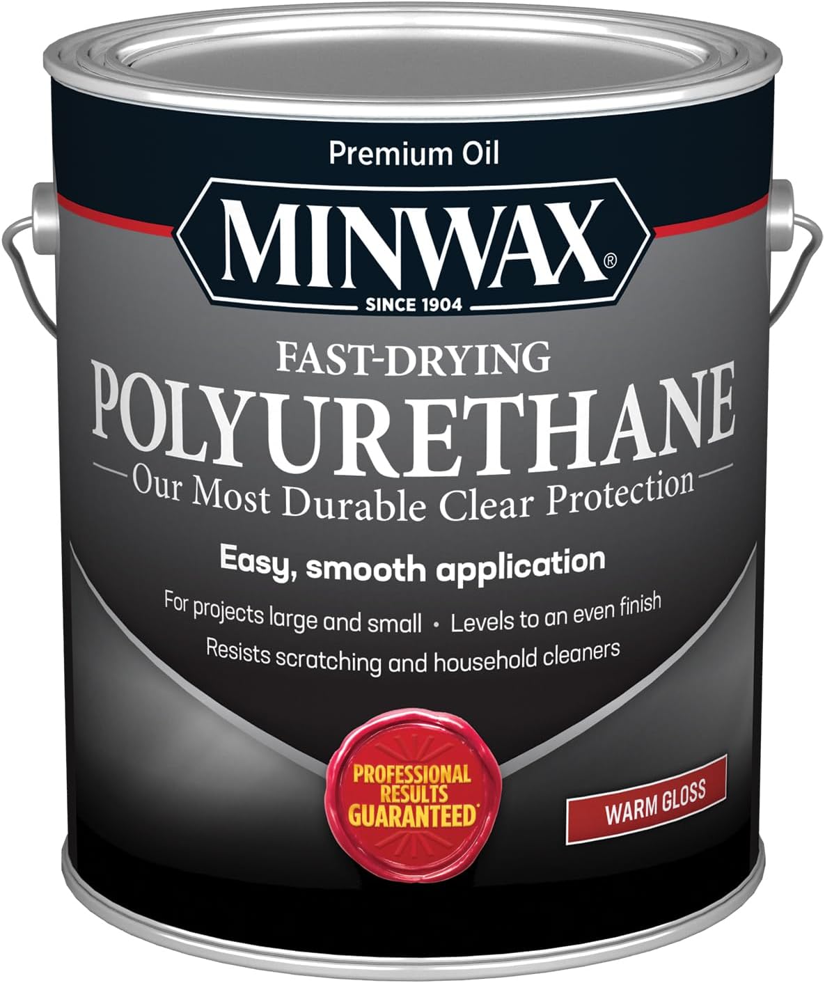 Minwax Fast Drying Polyurethane Protective Wood Finish, Clear Gloss, 1 Gallon