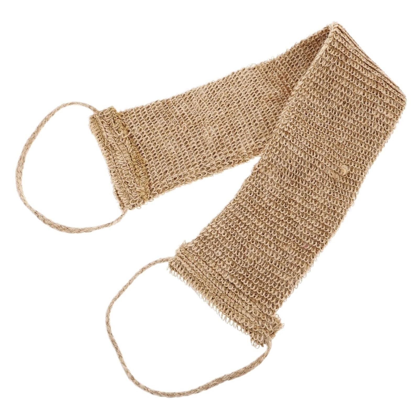 WEOKDFHA Exfoliating Shower Towel Jute Exfoliating Back Scrubber Brush