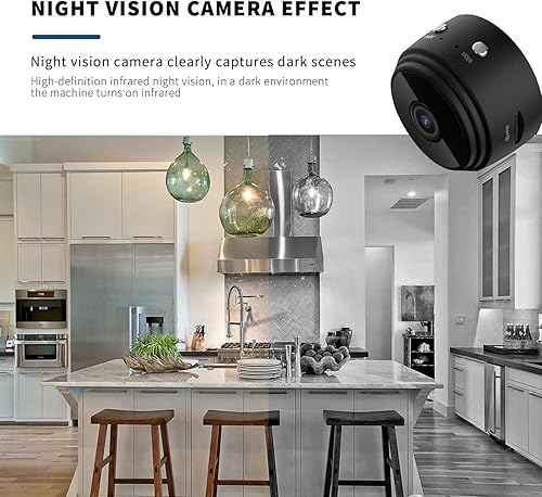 Miniatura 4 de Kebei Cámara magnética WiFi 1080P actualizada 2023, cámara de seguridad para el hogar, cámara inalámbrica WiFi, cámaras de coche para vigilancia