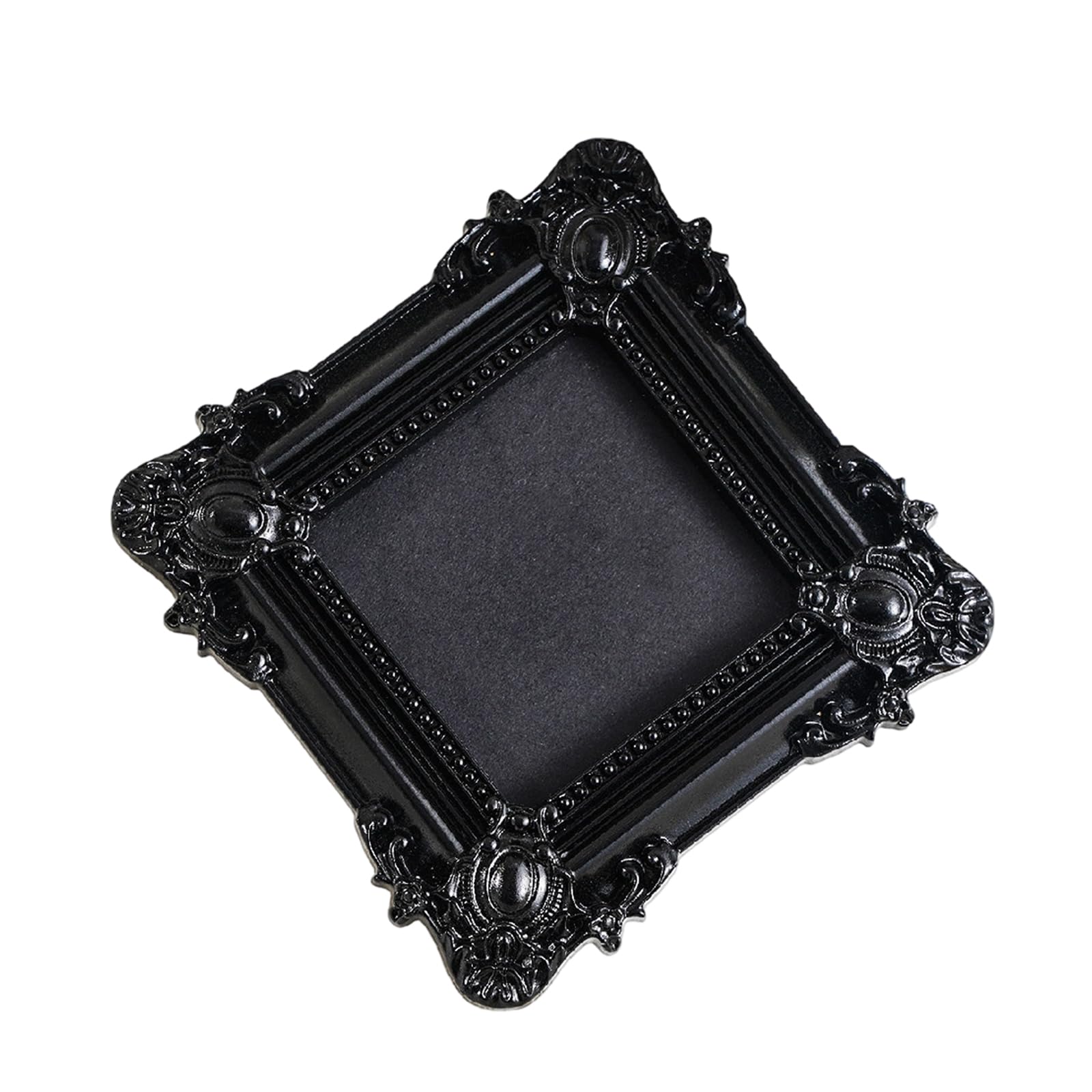 Minis Picture Frame Victorians Small Resin Antique Photo Frame Tiny Baroques Ornate Frames Wall Hanging Tabletop Display Antique Photo