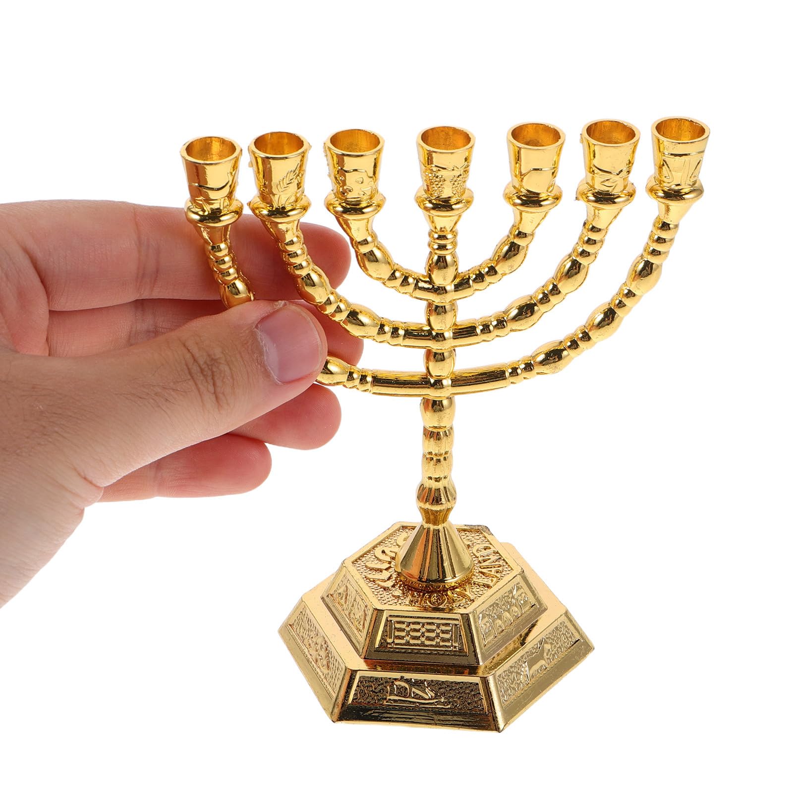 Bundeslade Statue 1 Satz aus Zinklegierung Gold als Kerzenhalter