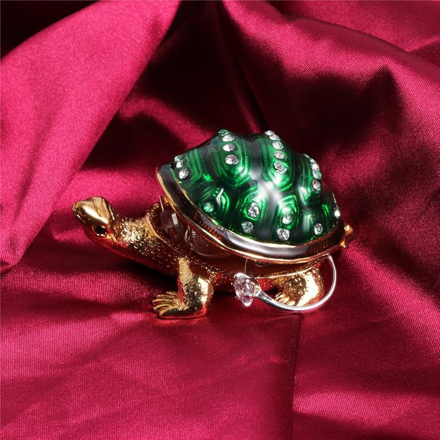 Amazon｜Waltz&Fミニ亀ちゃん ジュエリーボックス クリスタル