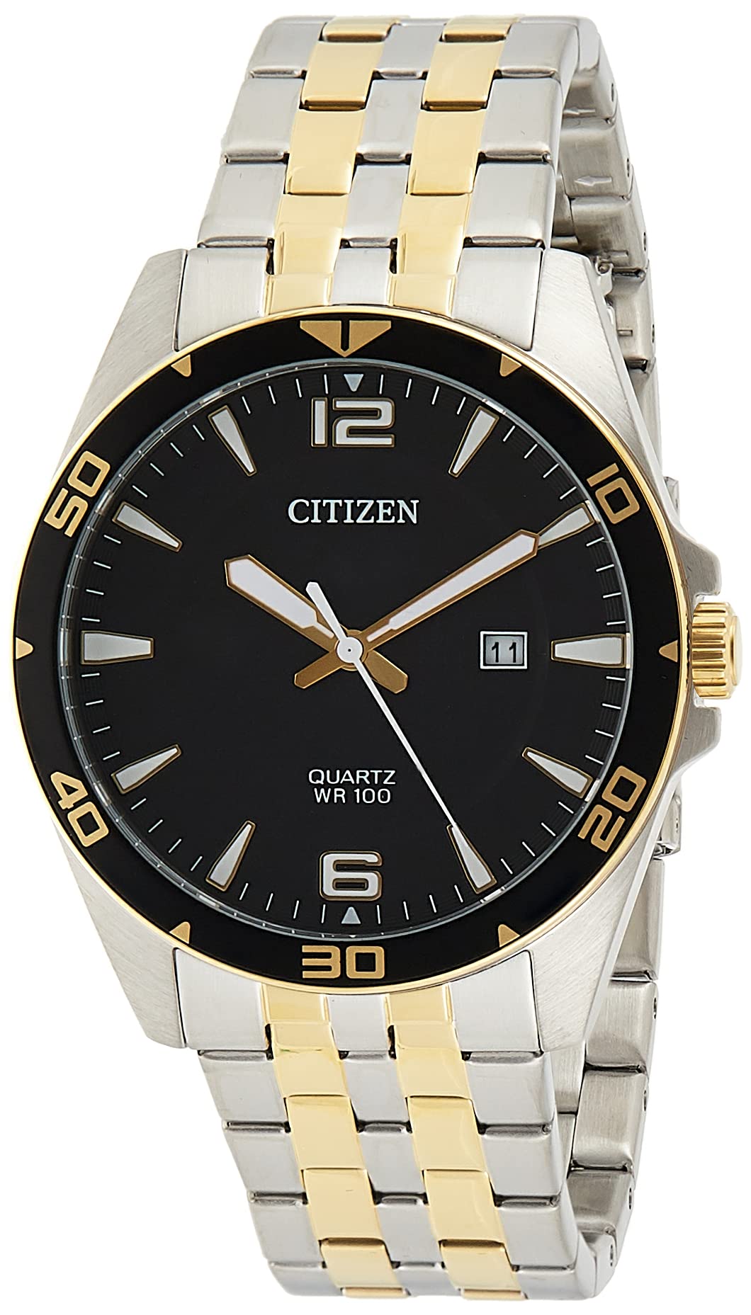 CitizenMens Quartz Watch, Analog Display and Stainless Steel Strap - BI5059-50E