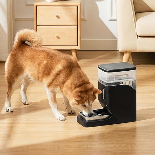 Miniatura 7 de Dispensador automático de agua para perros de 8 litros con cuenco de acero inoxidable, cuenco de agua de gran capacidad para perros, 2 galones de