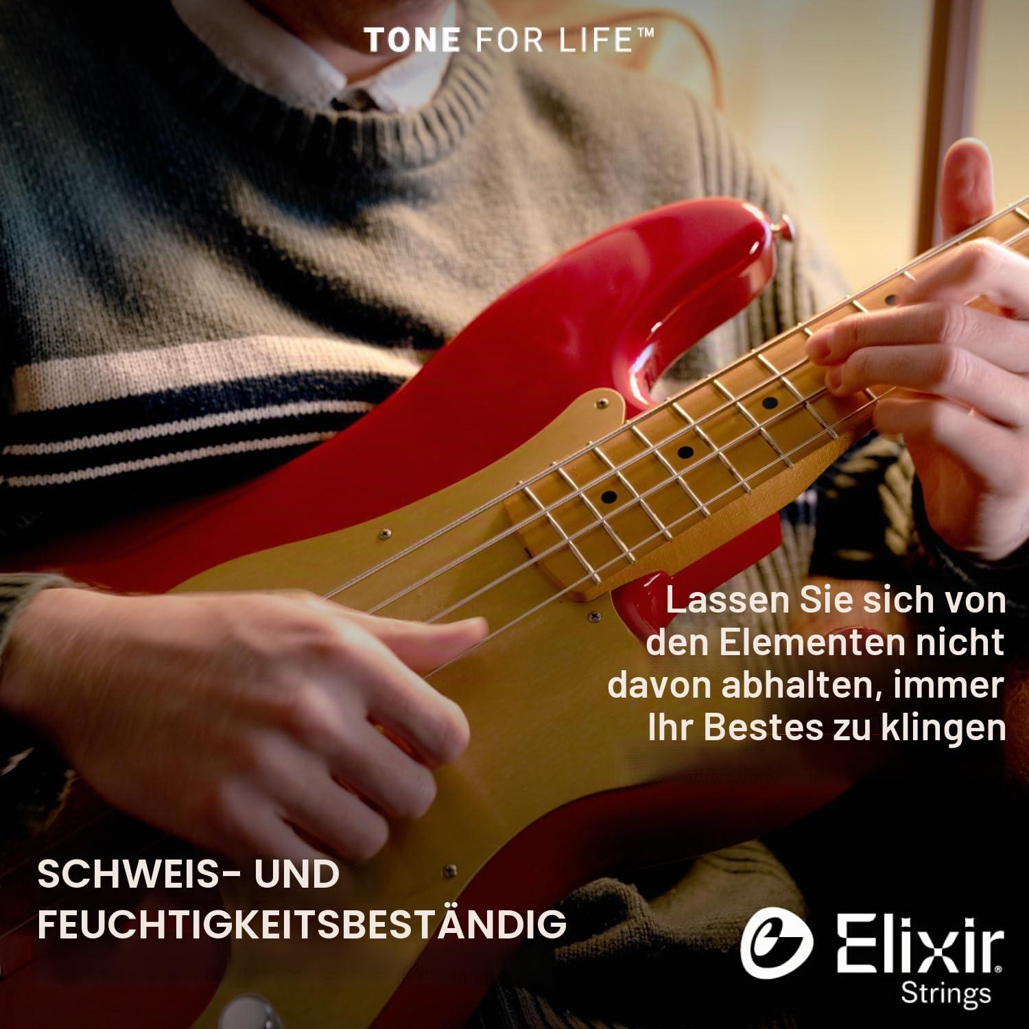 Elixir® Saiten Nickel-Wound 5-str. E-Basssaiten mit NANOWEB® Beschichtung, Long Scale, Light/Medium (.045-.135)