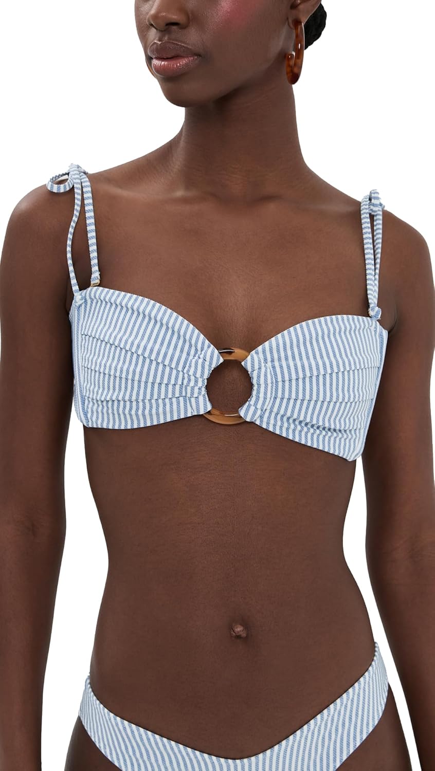 Montce Women's Tori Ties Bandeau Bikini Top