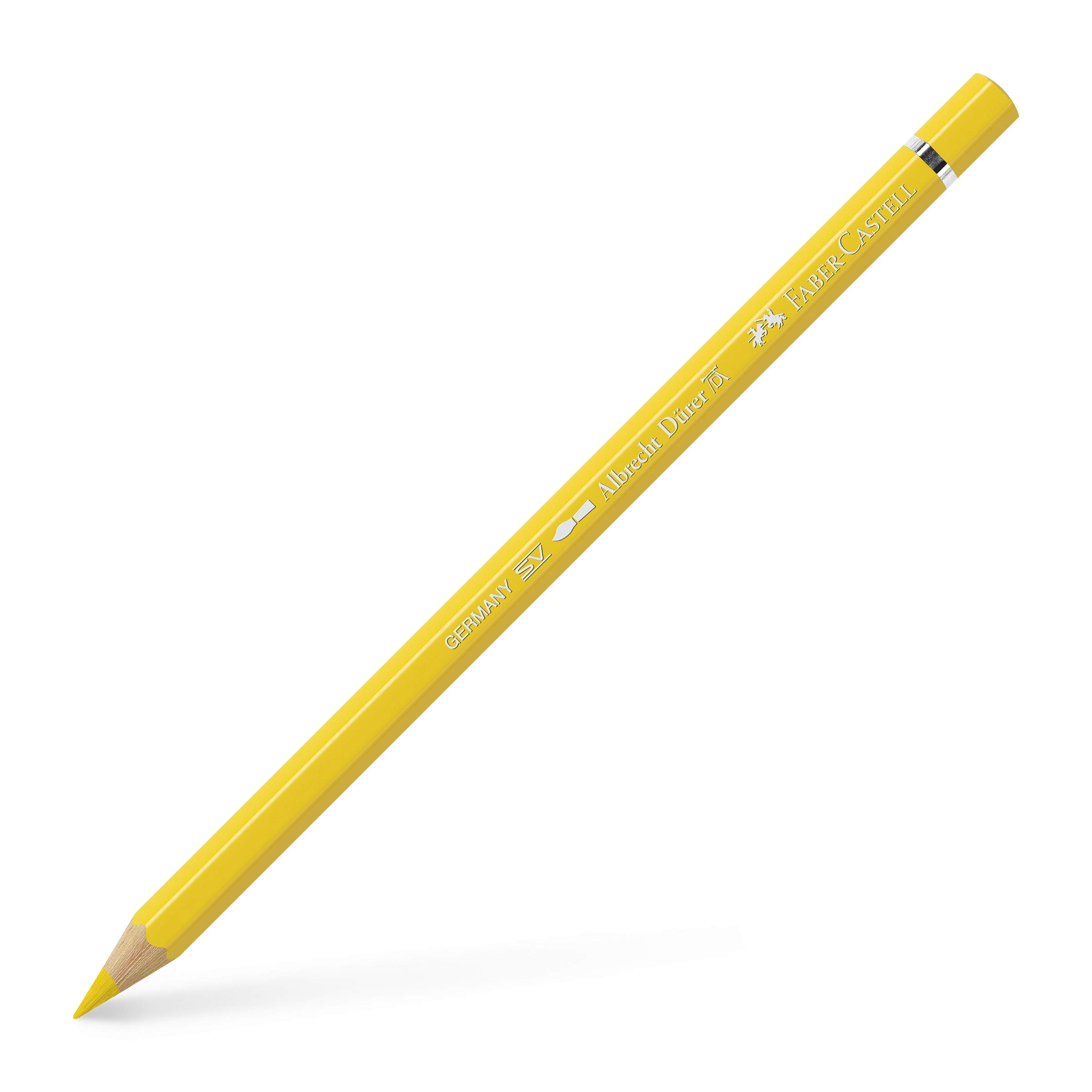 Faber-Castell Art & Graphic Albrecht Dürer Watercolour Pencil, (107), Cadmium Yellow, For Art, Craft, Drawing, Sketching, Home, School, University, Colouring — image 1