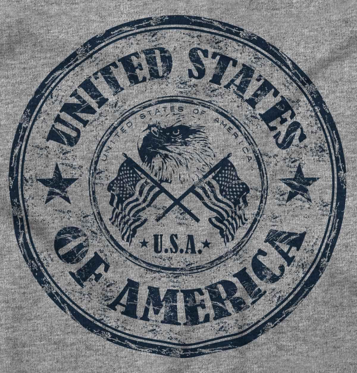 Brisco Brands Patriotic America Seal USA Americana Hoodie Sweatshirt Women Men