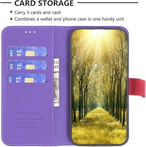 Miniatura 9 de Funda compatible con Xiaomi Poco X3 NFC, soporte de piel sintética compatible con Xiaomi Poco X3 ProPoco X3 Flip Magnetic Closure Protection Phone