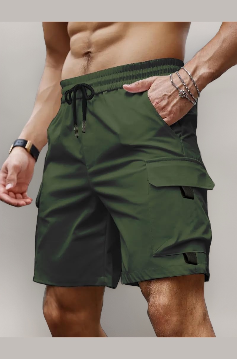 Peppyzone Men's Stylish Latest Cargo Shorts Pant for Men Cotton Casual Shorts for Man