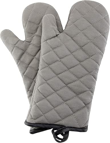 ARCLIBER Oven Mitts 1 Pair of Quilted Lining,Heat Resistant Kitchen