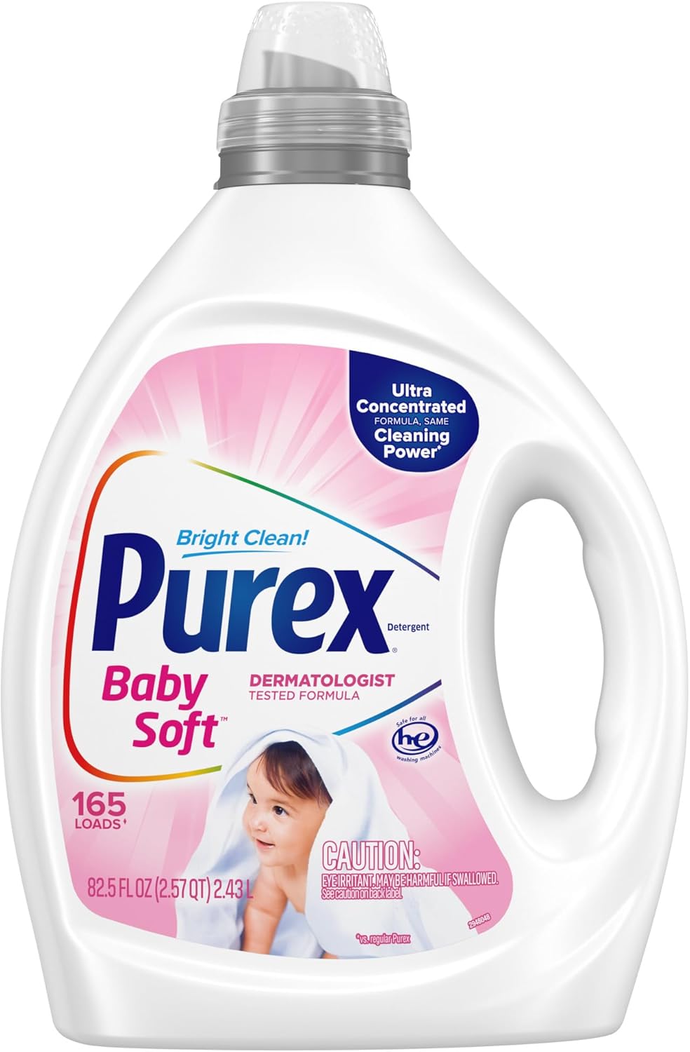 Purex Baby Laundry Detergent Liquid, Ultra Concentrated, 82.5 fl oz, 165 Loads, Hypoallergenic, Dye Free, Gentle on Skin 82.5 Fl Oz (Pack of 1) 3x - Image 1 of 9