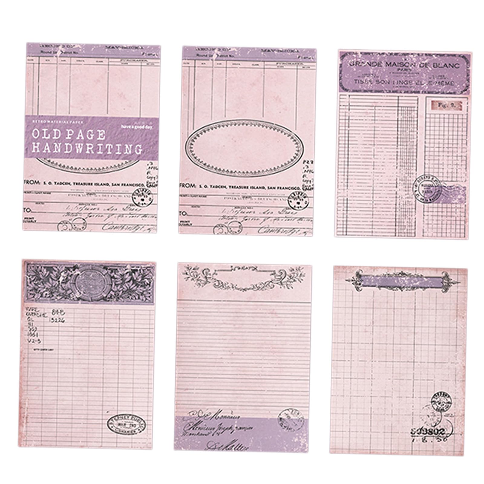 Maxtonser 30 Sheets Antique Scrapbooking Paper Handmade Paper Sheets For Scrapbooking Journal And Card Making Art Craft Project