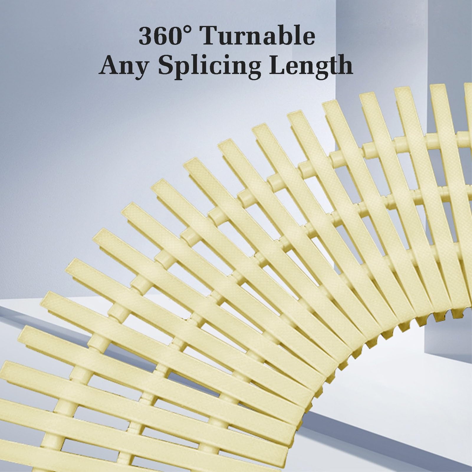 Generico Set di 6 Griglie di Troppo Pieno per Piscina in ABS (18 x 100 cm) - Copertura per Scarico Doccia e Filtro per Pavimento per Interni/Esterni, Ideale per Piscine, bagni e Zone umide.