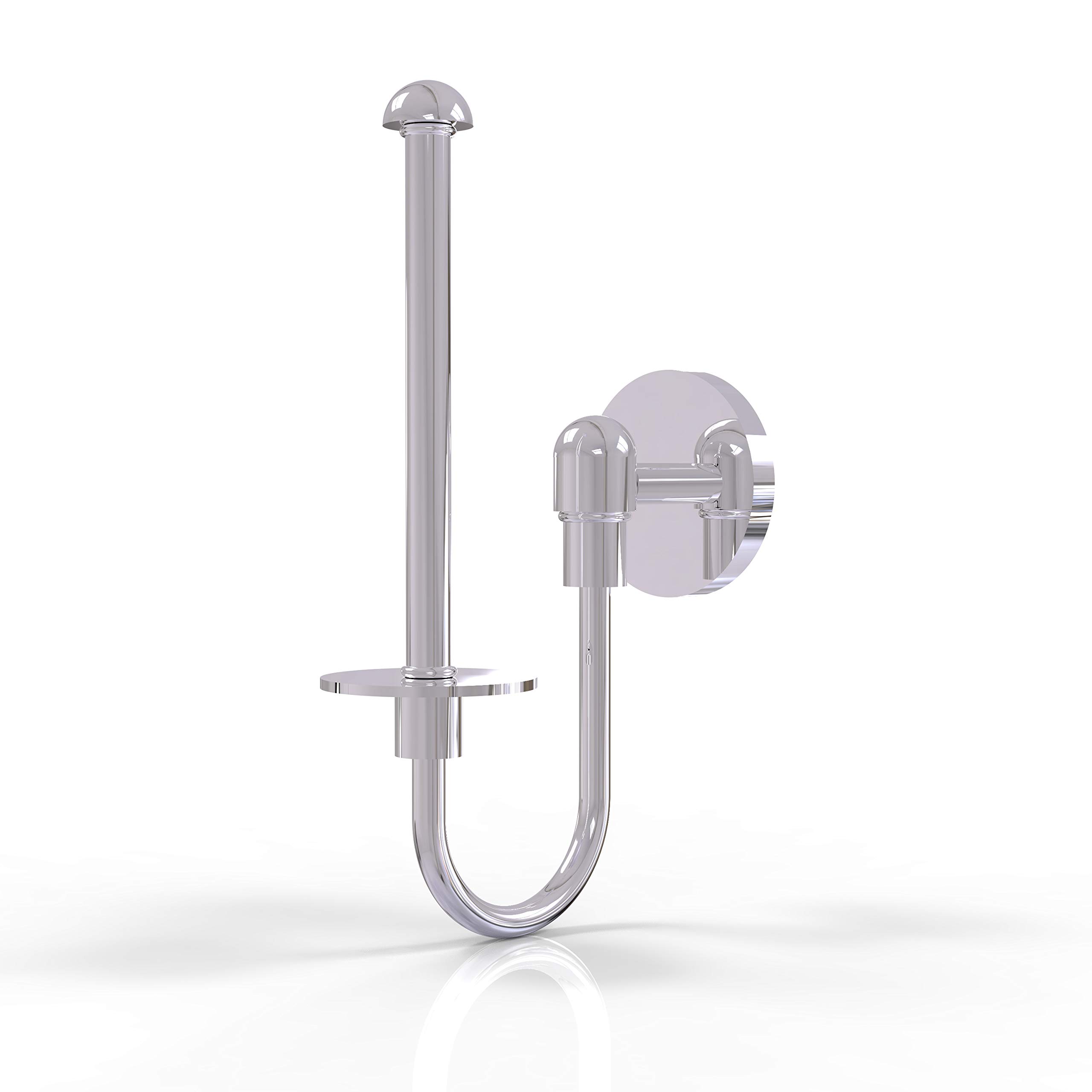 Allied Brass TA-24U-PC Tango Collection Upright Tissue Toilet Paper Holder, Polished Chrome