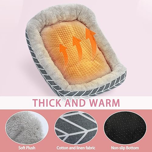 Miniatura 10 de PetsHome Asiento de automóvil para perro, plegable, impermeable, transpirable, bolsa de viaje Oxford para perros pequeños a medianos, cachorros y