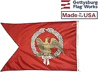 Vista 2 de Bandera histórica del Ejército de Potomac Guidon de 3 x 5 pies, nailon duradero para todo tipo de clima, fabricada con orgullo en Estados Unidos