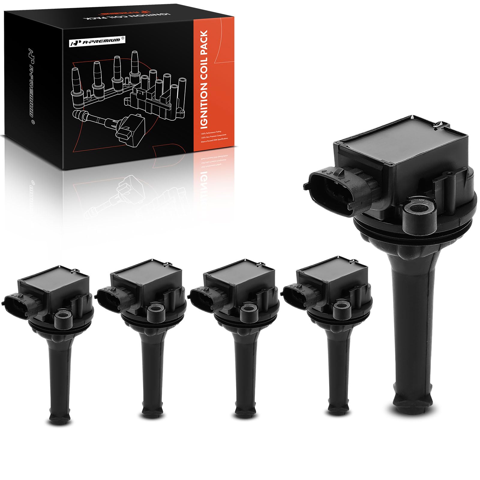 Amazon.com: A-Premium 5PCS Ignition Coil Packs Compatible with