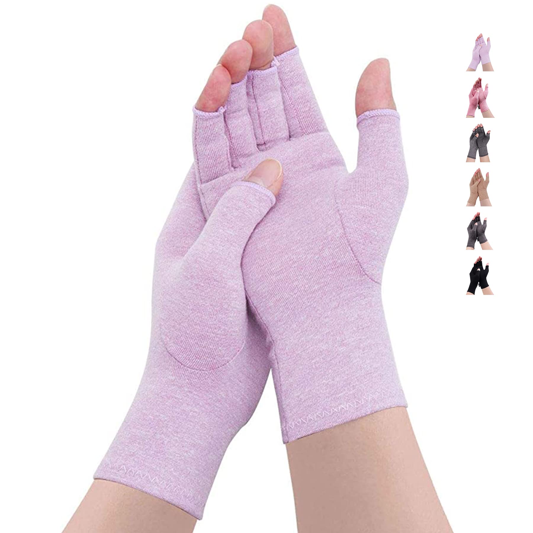Digitek Athritis Gloves - Fingerless Gloves for Women and Men Compression Gloves For Arthritis Pain Relief Rheumatoid Carpal tunnel Dailywork Typing UK
