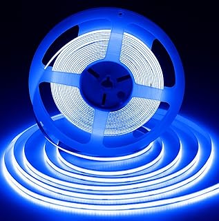 iNextStation COB LED Strip Light Blue 32.8ft...,