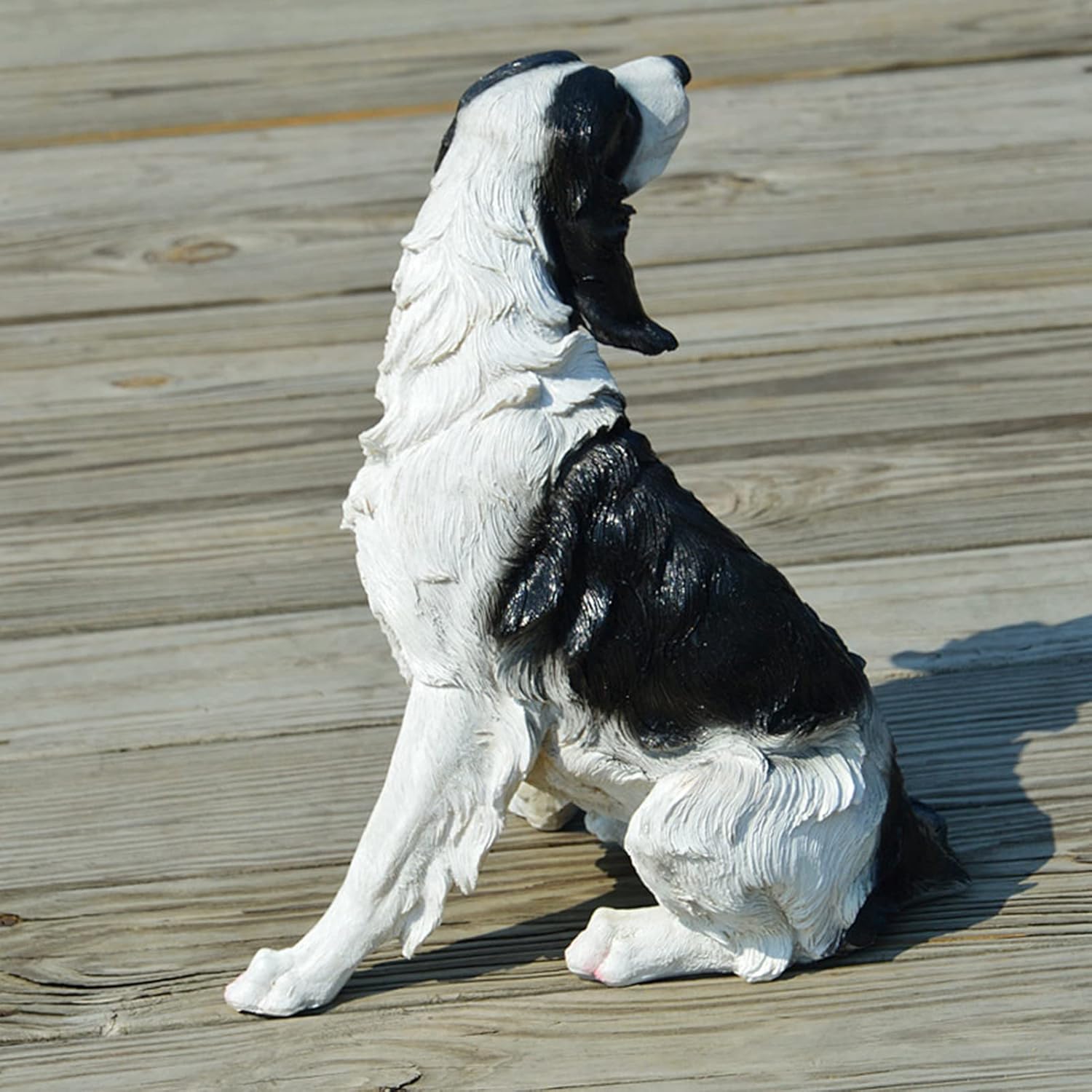 犬 置物 犬の置物 コリー オブジェ アニマル ドッグ 玄関 ガーデン