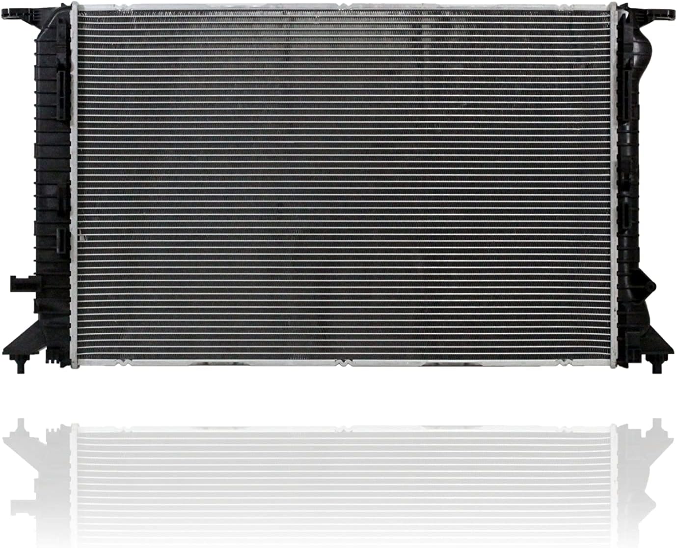 Radiator - Pacific Best Inc. Compatible/Replacement for 13188 09-16 Audi A4 S4 A5 11-17 Q5 2.0L Automatic - With Transmission Oil Cooler, Plastic Tank, Aluminum Core, 1-Row