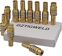 Vista 9 de 15AK MB15 antorcha de soldadura MAG MIG punta de contacto .023'' & 0.6mm M6x25mm 20pk