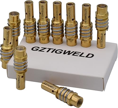 Miniatura 9 de 15AK MB15 antorcha de soldadura MAG MIG punta de contacto .023'' & 0.6mm M6x25mm 20pk