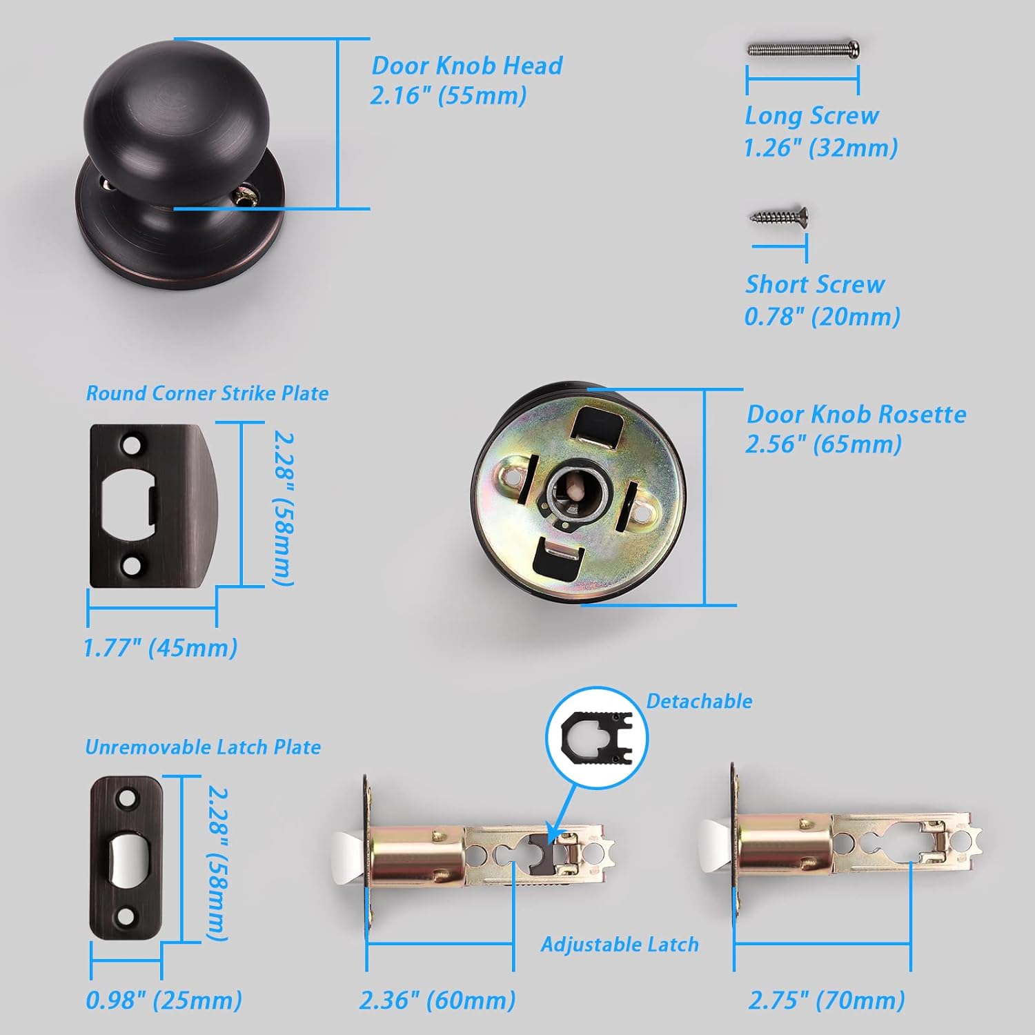Exclusive Discount 90% Price KNOBWELL 6 Pack Keyed Alike Exterior Door Knobs with Oil Rubbed Bronze Finish, Keyed Entry Door Knobs Bedroom Door Knobs with Lock and Key, Entrance Door Knob Set Black Friday Sale 2022 KNOBWELL 6 Pack Keyed Alike Exterior Door Knobs with Oil Rubbed Bronze Finish, Keyed Entry Door Knobs Bedroom Door Knobs with Lock and Key, Entrance Door Knob Set