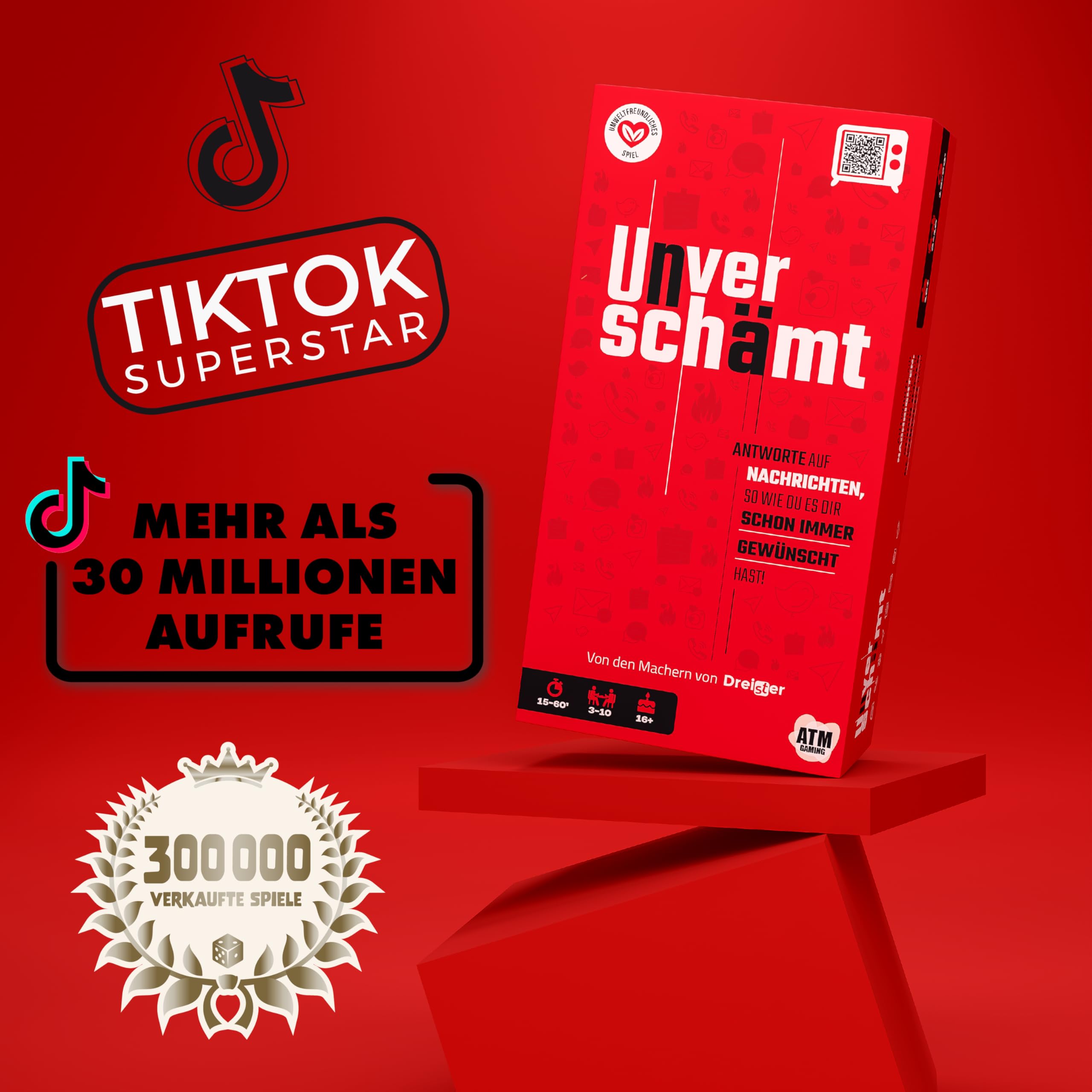 UNVERSCHÄMT Board Games for Adults - Designed in Germany - Card Game with 480 Cards - Funny Party Games for Adults/Games for Adults - Gift Idea for Adults