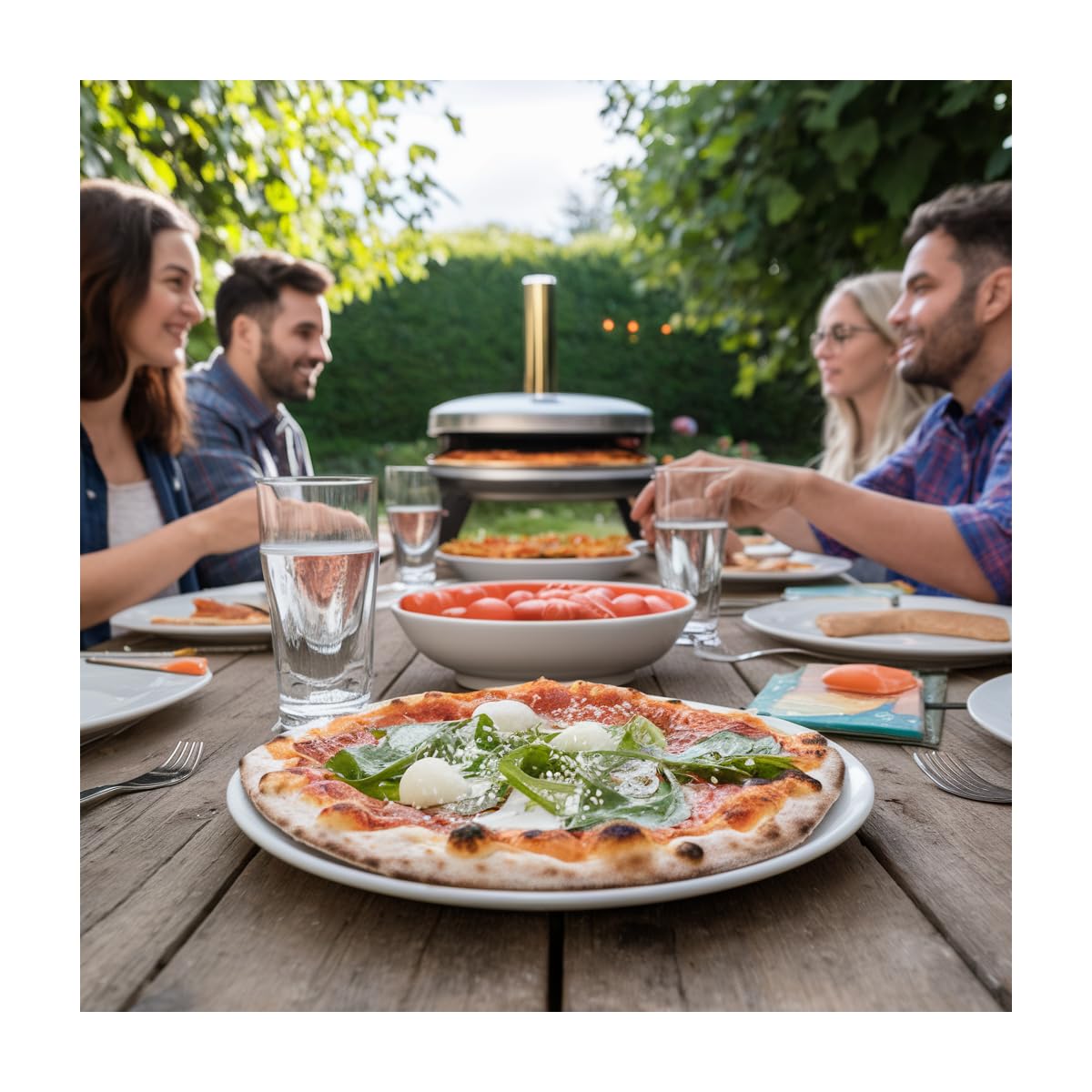 Univers Du Pro BELLANAPOLI - Pelle à pizza Ronde Inox Ø22cm Manche 1.50m Qualité Professionnelle