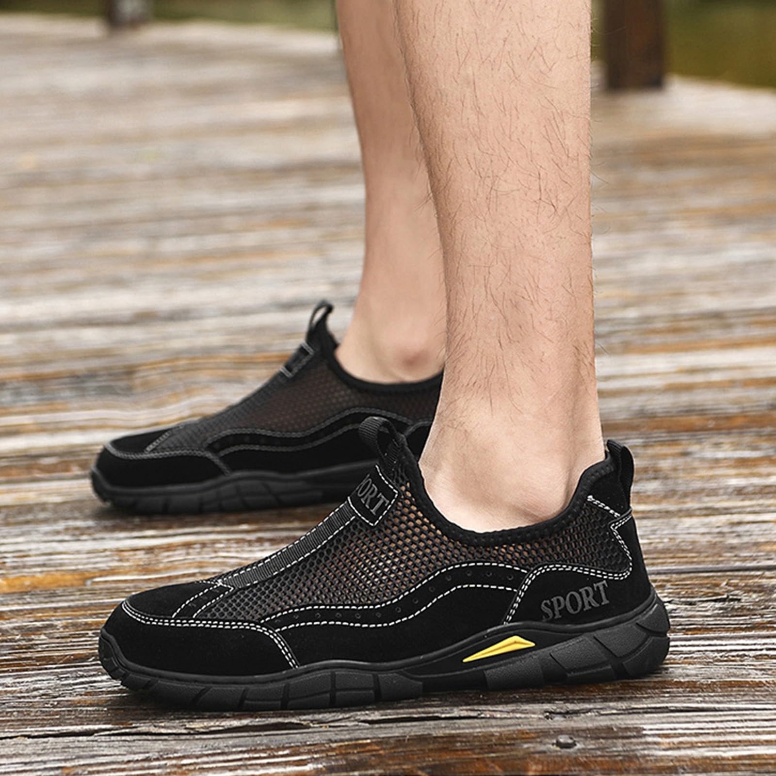 Zapatillas Deportivas Informales de Malla Transpirable para Correr, Ligeras y con Orificios de ventilación, Calzado cómodo para Caminar y Hacer Ejercicio en Verano