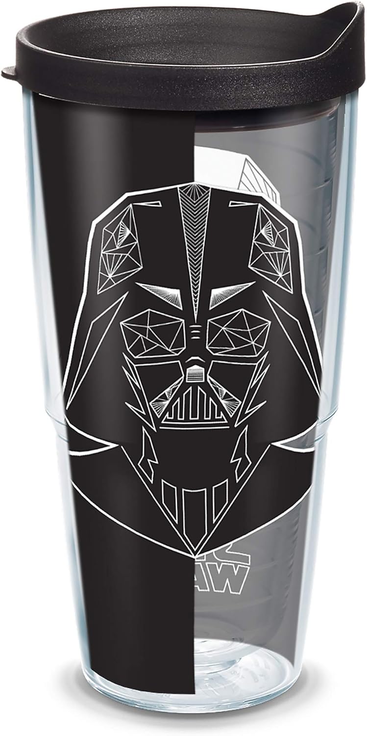 Tervis Star Wars Vader Trooper Made in USA Double Walled Insulated Tumbler Travel Cup Keeps Drinks Cold & Hot, 24oz, Classic