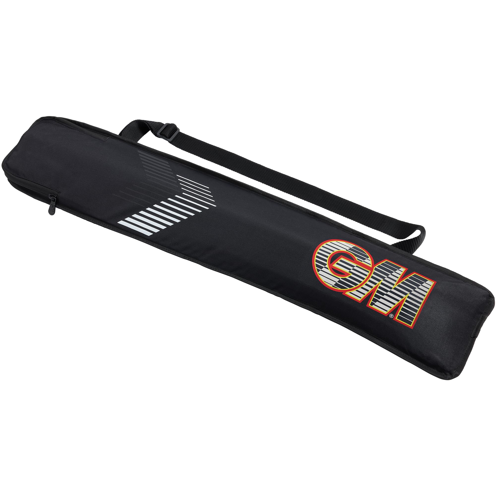 Gunn & Moore GM | Rival Cricket Full Length Bat Cover Bag | Securely Protect Bat in Transit | Carry Handle | Holds 1 Full Size Bat | Tough 600 Denier Polyester | Black Red & Yellow